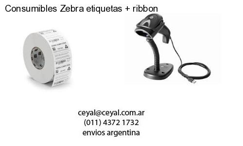 Consumibles Zebra etiquetas   ribbon