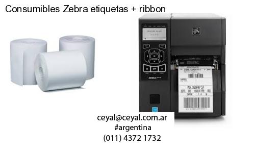 Consumibles Zebra etiquetas   ribbon