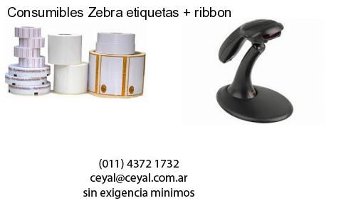 Consumibles Zebra etiquetas   ribbon