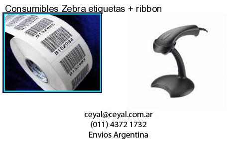 Consumibles Zebra etiquetas   ribbon