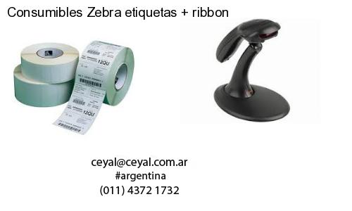 Consumibles Zebra etiquetas   ribbon