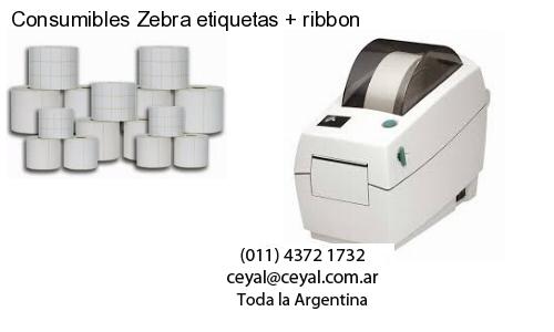 Consumibles Zebra etiquetas   ribbon