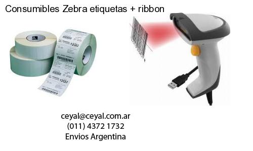 Consumibles Zebra etiquetas   ribbon