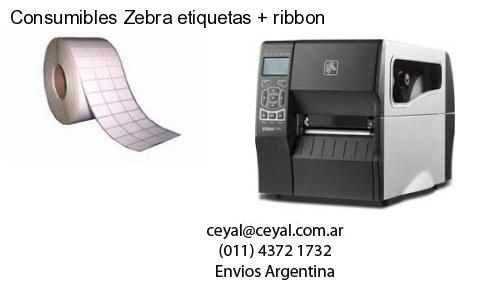 Consumibles Zebra etiquetas   ribbon