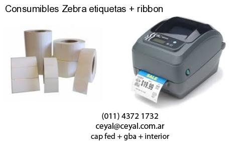 Consumibles Zebra etiquetas   ribbon