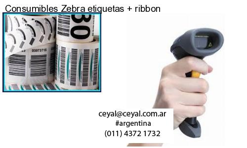 Consumibles Zebra etiquetas   ribbon