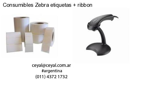 Consumibles Zebra etiquetas   ribbon