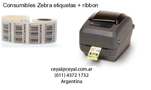 Consumibles Zebra etiquetas   ribbon