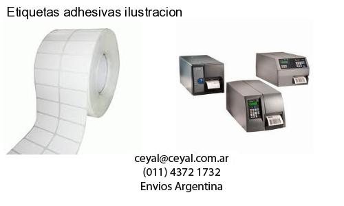 Etiquetas adhesivas ilustracion