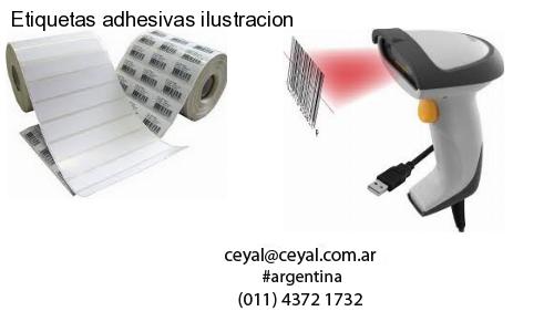 Etiquetas adhesivas ilustracion