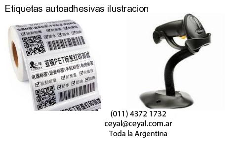 Etiquetas autoadhesivas ilustracion