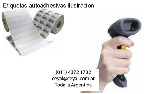 Etiquetas autoadhesivas ilustracion