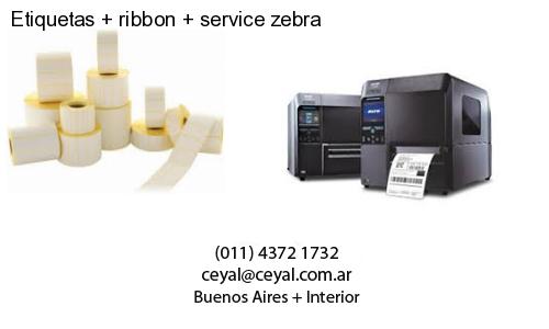 Etiquetas   ribbon   service zebra