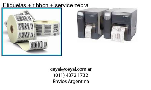 Etiquetas   ribbon   service zebra