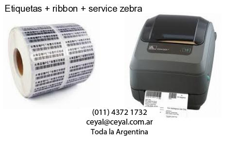 Etiquetas   ribbon   service zebra