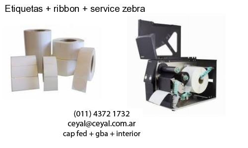 Etiquetas   ribbon   service zebra