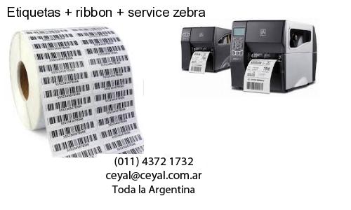 Etiquetas   ribbon   service zebra