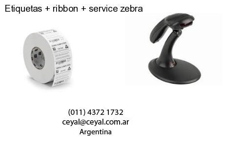 Etiquetas   ribbon   service zebra