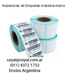 Impresoras de Etiquetas industria marroquinería