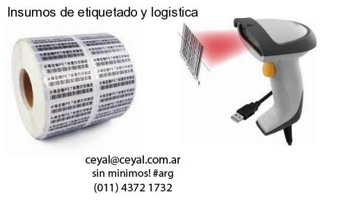 Insumos de etiquetado y logistica