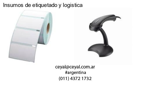 Insumos de etiquetado y logistica