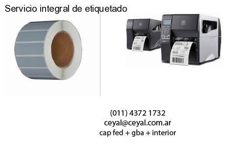 Servicio integral de etiquetado