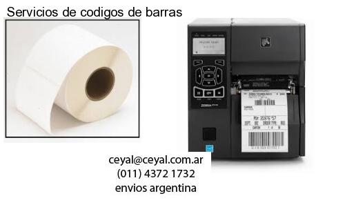 Servicios de codigos de barras