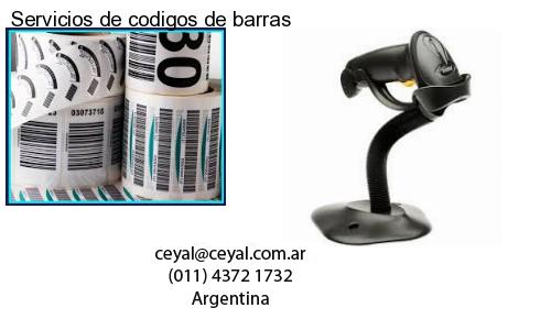 Servicios de codigos de barras