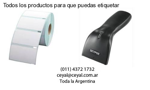 Todos los productos para que puedas etiquetar