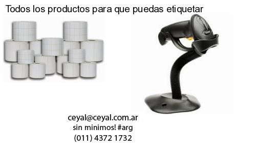 Todos los productos para que puedas etiquetar