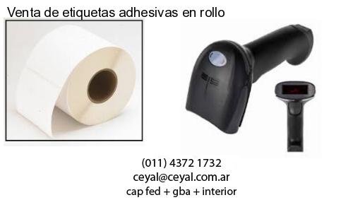 Venta de etiquetas adhesivas en rollo