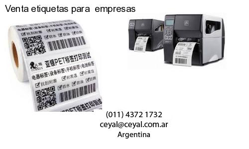 Venta etiquetas para  empresas