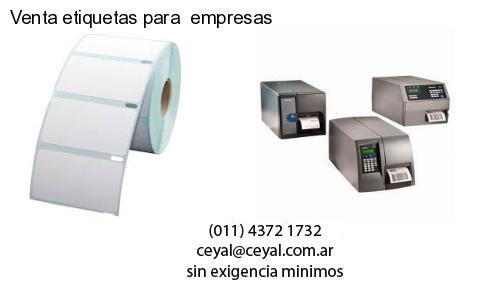 Venta etiquetas para  empresas