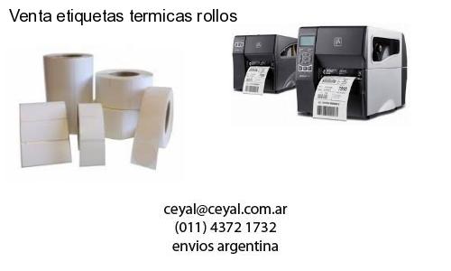 Venta etiquetas termicas rollos