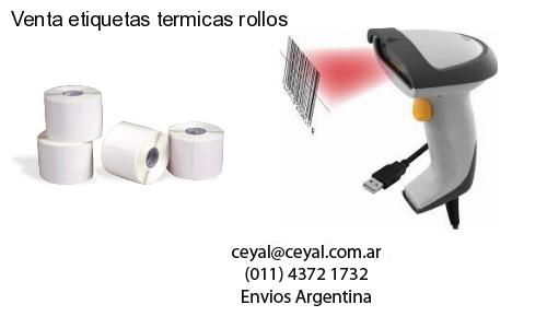 Venta etiquetas termicas rollos