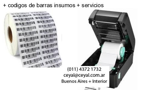   codigos de barras insumos   servicios