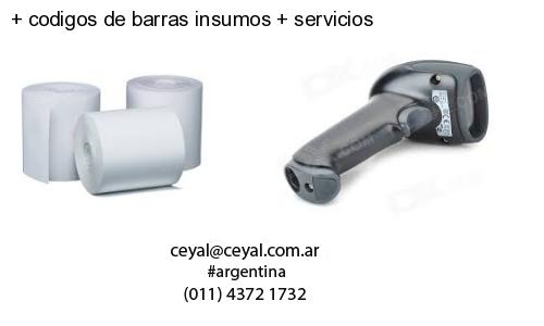   codigos de barras insumos   servicios