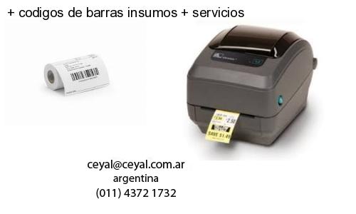   codigos de barras insumos   servicios