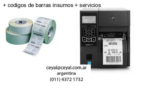   codigos de barras insumos   servicios