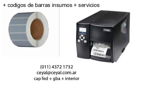   codigos de barras insumos   servicios