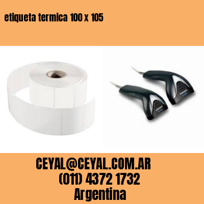 etiqueta termica 100 x 105