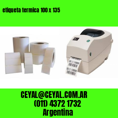 etiqueta termica 100 x 135