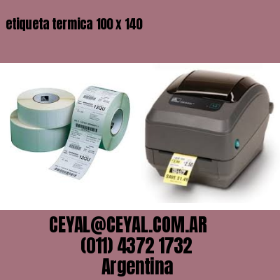 etiqueta termica 100 x 140