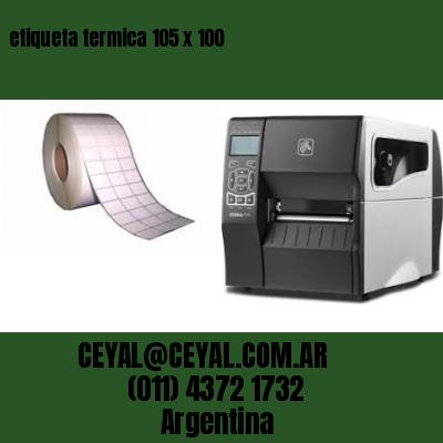 etiqueta termica 105 x 100