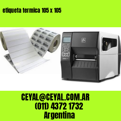 etiqueta termica 105 x 105