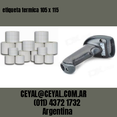 etiqueta termica 105 x 115