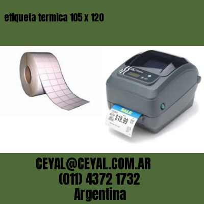 etiqueta termica 105 x 120