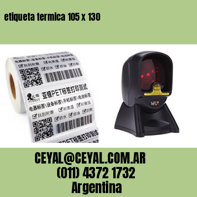 etiqueta termica 105 x 130