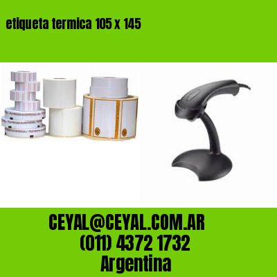 etiqueta termica 105 x 145