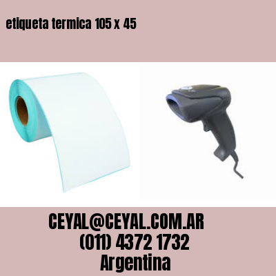 etiqueta termica 105 x 45